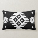 Search for ethnic pillows Black and white