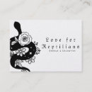 Search for pet shop business cards Reptile