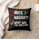 Search for naughty or nice pillows Merry