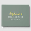 Search for bridal shower guest books White
