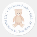 Search for baby shower address stickers Watercolor