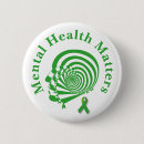 Search for mental health awareness buttons Green
