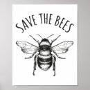 Search for friendly bee posters Earth conservation