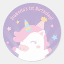 Recherche de licorne blanche autocollants Anniversaire