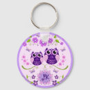 Search for purple owl keychains Girly