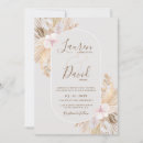 Search for desert rose wedding invitations Boho