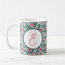 Search for watercolor monogram mugs Letter