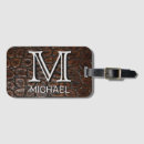 Search for faux leather luggage tags Brown