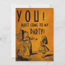 Search for alice red queen invitations Party