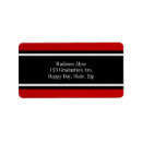 Search for red and black graduation return address labels Simple