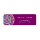 Search for mandalas return address labels Purple
