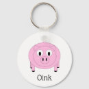Search for oink keychains Pig