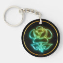 Search for round frame keychains Rose