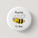 Search for family baby shower buttons Aunt