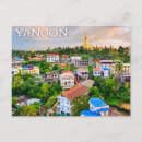 Recherche de la birmanie cartes postales Yangon