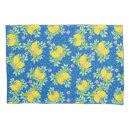 Search for blue floral pillowcases Mediterranean