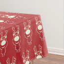 Search for christmas reindeer tablecloths Red