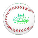 Search for green baseballs Dad