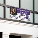 Search for purple graduation banners Purple and white