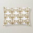 Recherche de royaux couronne coussins Motif