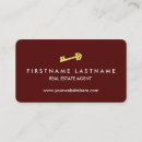 Search for luxury real estate agent business cards Simple