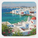 Search for greek island stickers Watercolor