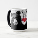 Search for love bear mugs Black and white