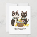 Recherche de chat pâques cartes postales Poussins