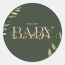 Recherche de forestiers autocollants Baby shower boisé