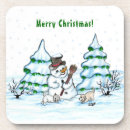 Search for snowman coasters Dog