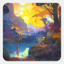 Search for landscape art stickers Woodland