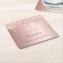 Search for rose gold coasters Elegant