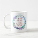 Search for ruby wedding anniversary mugs Vow renewal