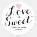 Search for pink love is sweet stickers Simple