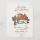 Recherche de wild west anniversaire invitations Boy