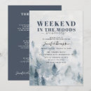Search for weekend in the woods invitations Mountain