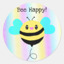 Search for happy bee stickers Cartoon