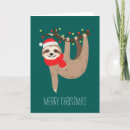 Search for sloth christmas cards Winter