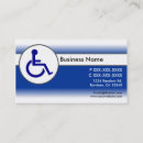Search for disability business cards Handicap