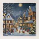 Search for snow scene puzzles Xmas