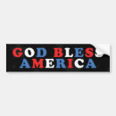 Search for for god and country bumper stickers America