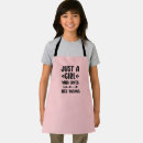 Search for father and daughter aprons For kids
