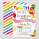 Search for tutti frutti 2nd birthday invitations Second