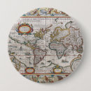 Recherche de carte du monde badges Vintage