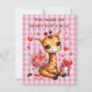 Search for giraffe valentines day cards Rose