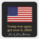 Search for take over stickers Make america great again