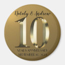 Recherche de 10 ans magnets Célébration