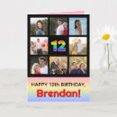 Search for 12th birthday cards 12 years old