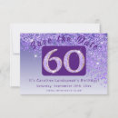 Search for 60th birthday save the dates Glitter