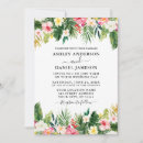 Recherche de plage hawaïen mariage invitations Moderne